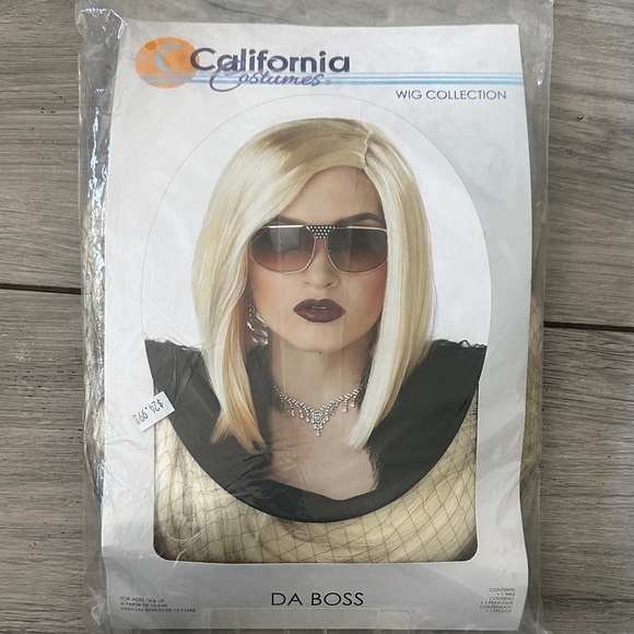 California Costumes Other - NWT California Costumes Da Boss Blonde Wig(Halloween)